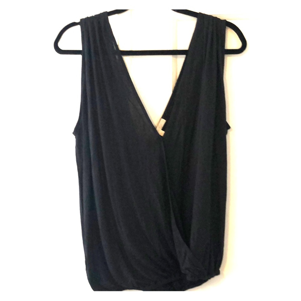 Soft Joie gathered Grecian tank top - cotton (L)